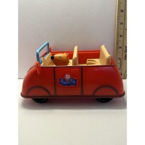 Peppa Pig Red Family Car Toy With Figure Vehicle Kids Cute Fun Play Preschool